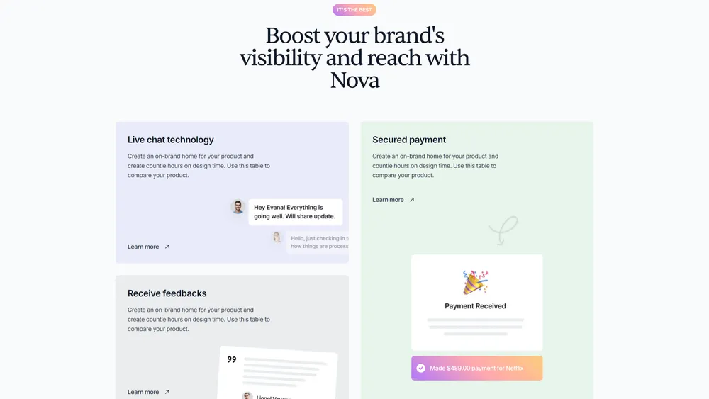 Nova preview