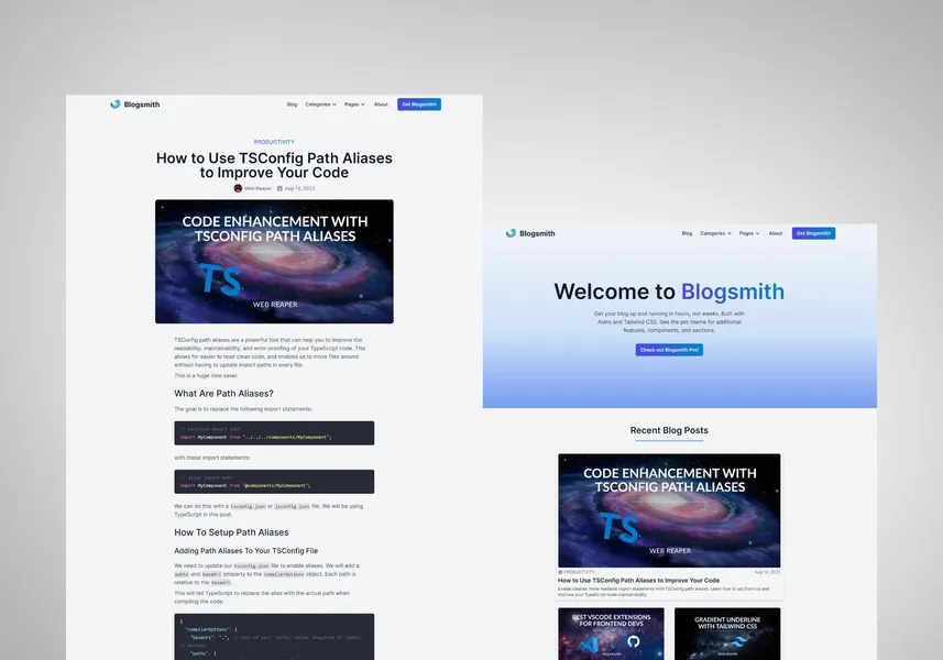 Blogsmith Free theme