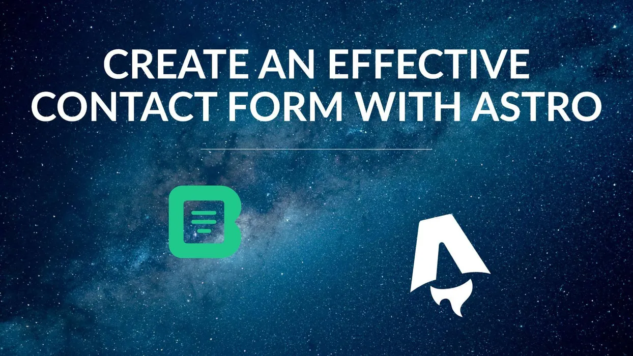 Cover for Create an Effective Contact Form with Astro